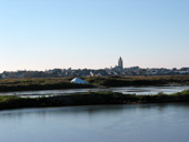 Vue sur les marais salants  ct de Trlaget