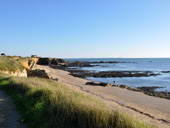 Vue sur la cte rocheuse de la Pointe du Castelli