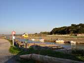 Vue sur le port de Kercabellec