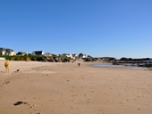 Vue sur la plage de la Baie de La Govelle