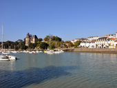 Vue sur le port depuis le nord de Gourmalon