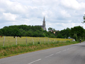 Vue ouest de St Viaud depuis le bocage