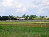 Vue sur les marais de Boivre  l'ouest de l'Ermitage