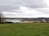 Panorama sur l'agglomration nantaise prs de la Maison Rouge