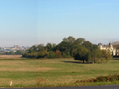 Vue sur le chteau de Vair et Saint Herblon