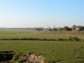 Vue sur les marais de Gre et la frange est d'Ancenis