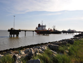 Vue sur le port de Donges