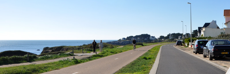 Le paysage dune cte  sauvage urbanise 