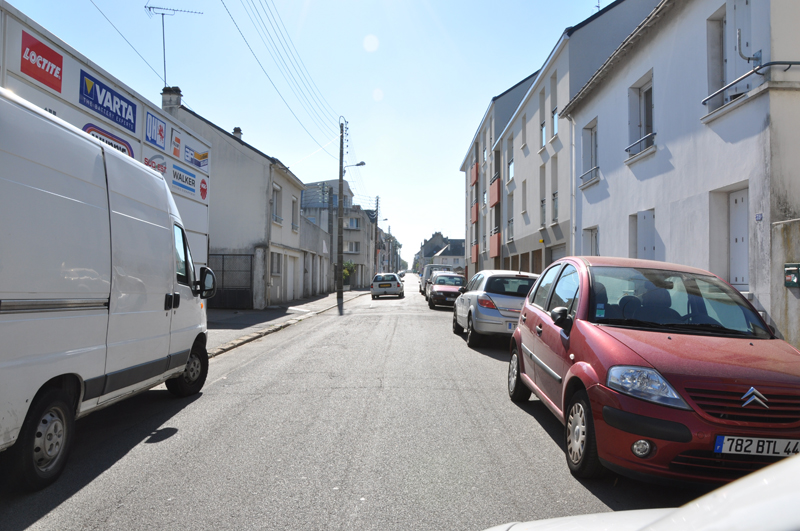 Saint Nazaire, une trame urbaine orthogonale qui dgage de longues perspectives