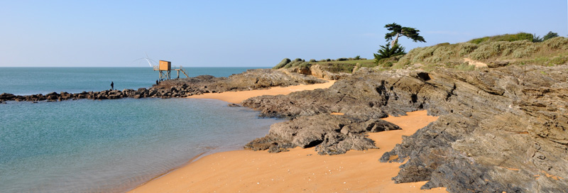 Paysage littoral de la cte sauvage  Prfailles