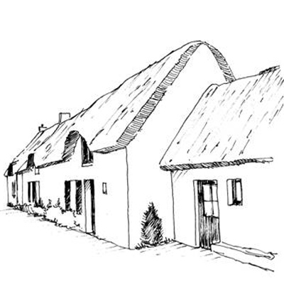Maison style bretonne type briron