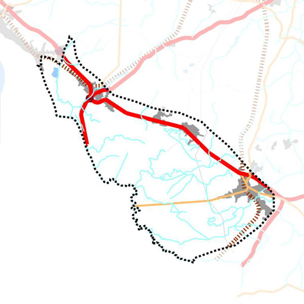 Carte synthtique des infrastructures