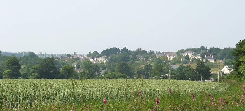 Dveloppement urbain lisible sur les coteaux.