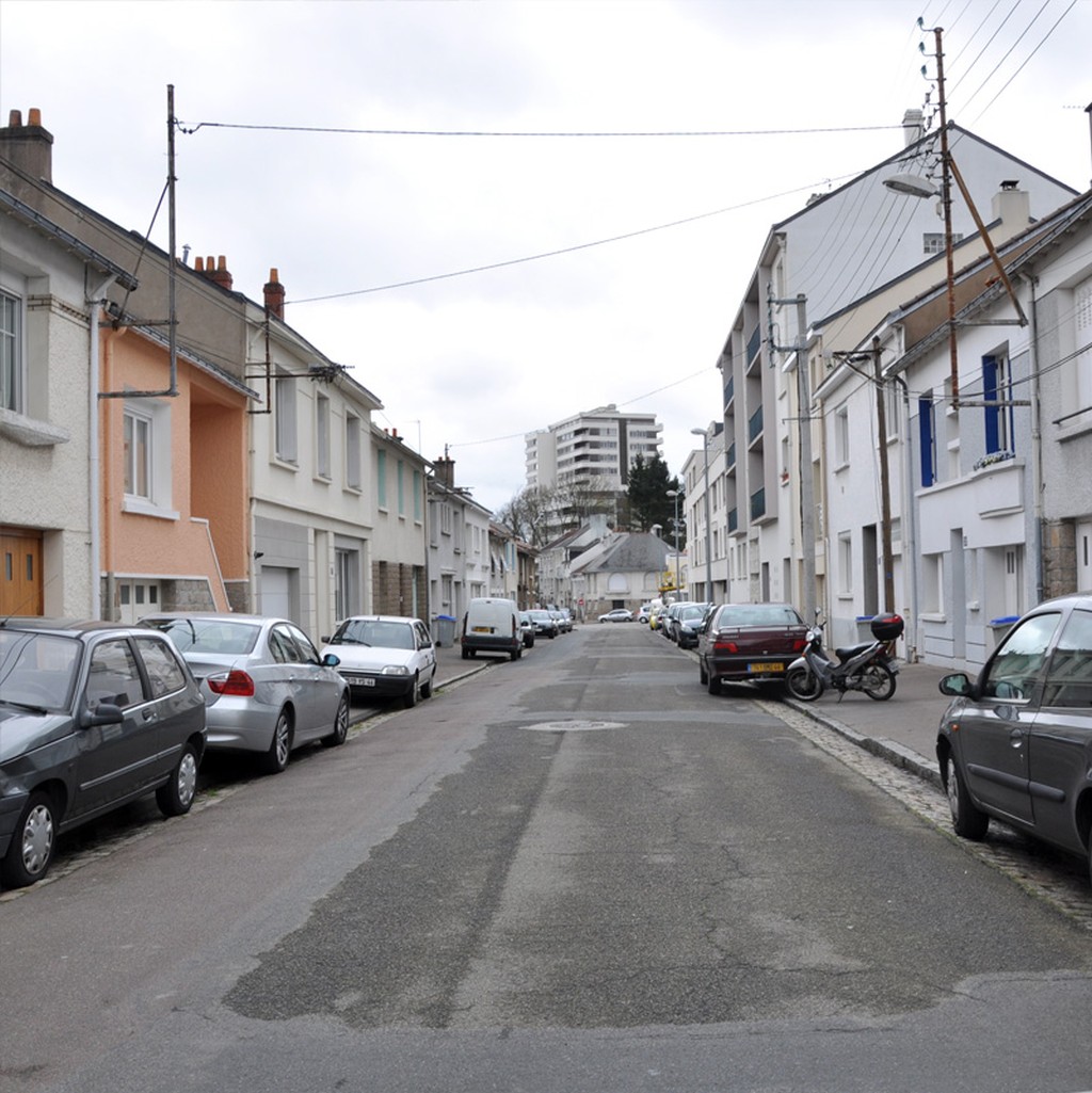 Rue dun quartier dhabitat nantais