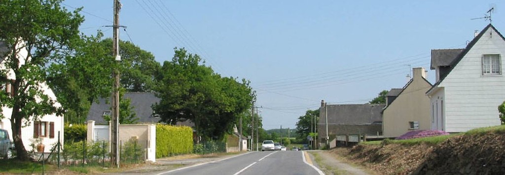 Paysage pavillonnaire rural caractristique de la sous-unit