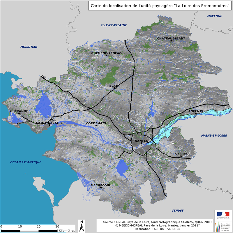 carte de localisation de l'unit dans le dpartement