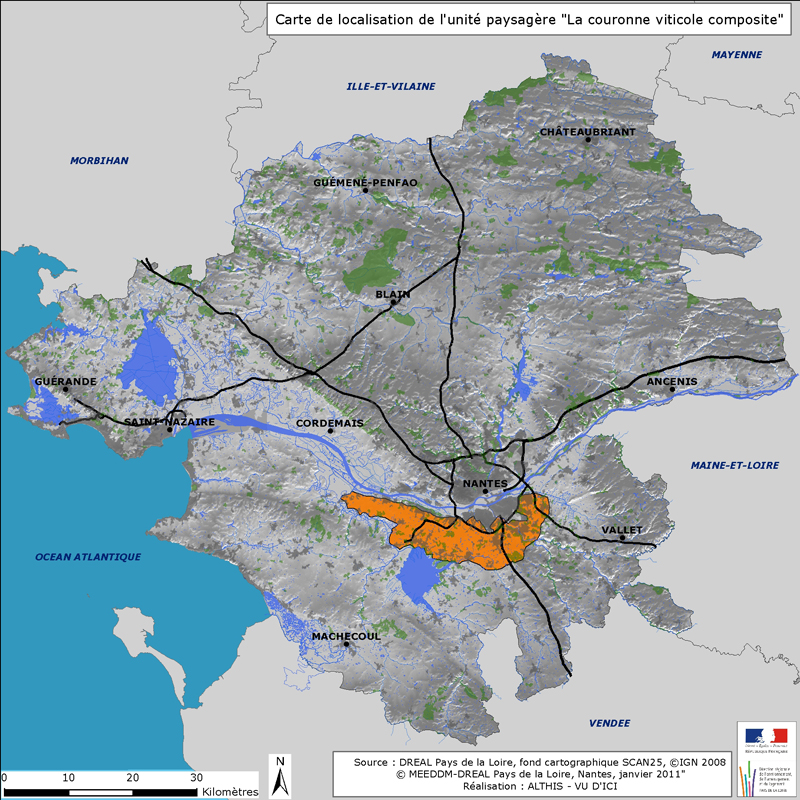 Carte de localisation de l'unit dans le dpartement