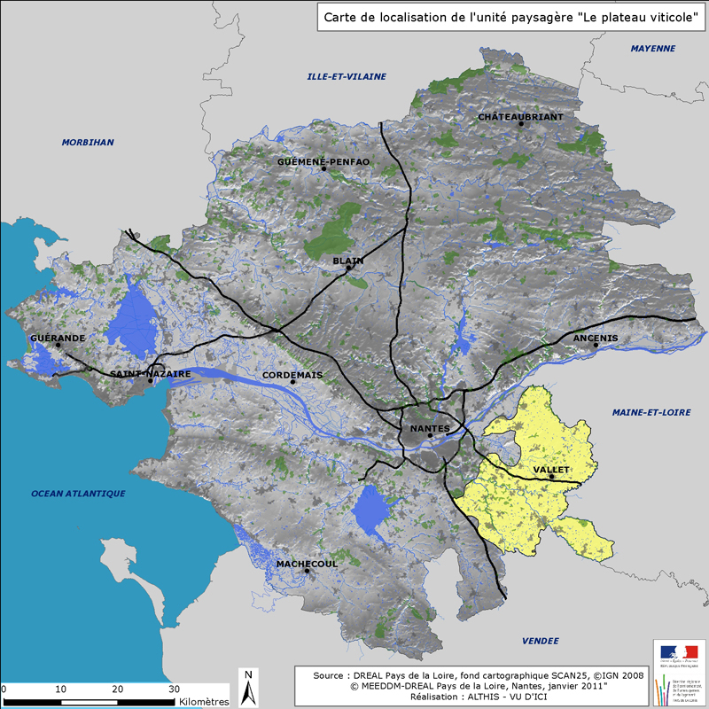 Carte de  localisation de l'unit