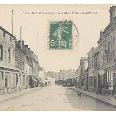 Machecoul rue du Marché
