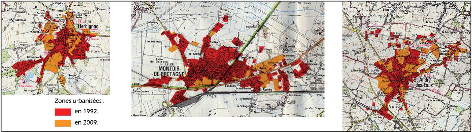 Dynamiques dvolution urbaine de bourgs en frange de marais