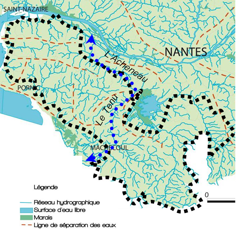 Carte hydrographique de lunit