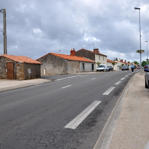 Un paysage routier prgnant dans le paysage