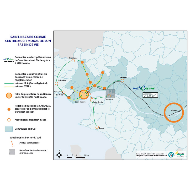 Schma de secteur SCOT Nates Saint-Nazaire - Volet mobilit