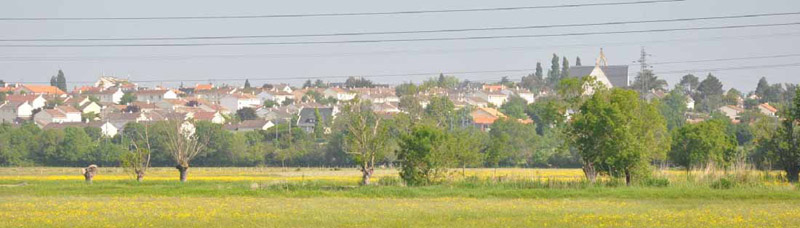 Urbanisation sur le coteau du Sillon de Bretagne