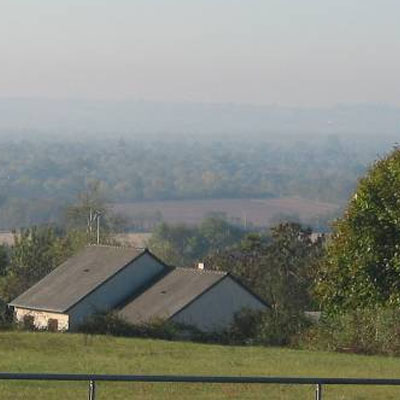 Le val de Loire depuis les coteaux d'Anetz