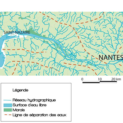 Carte hydrologique de l'unit