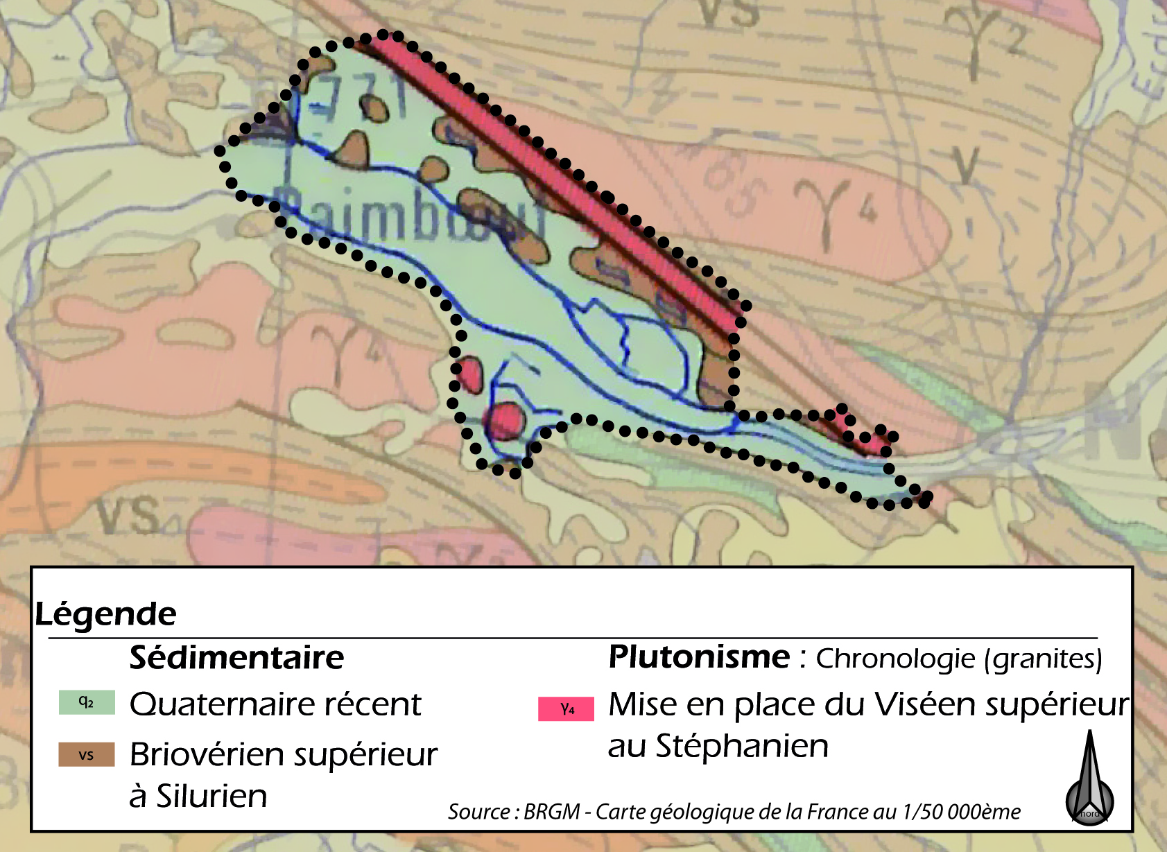 Carte gologique de lunit