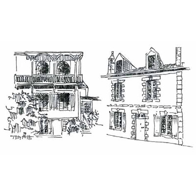 Maison ouverte sur la Loire (type ligrien) / Maison de bourg