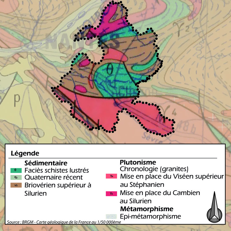 Carte gologique de l'unit