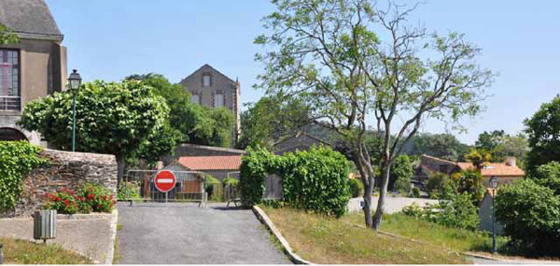 tagement du bti sur les coteaux (Oudon)