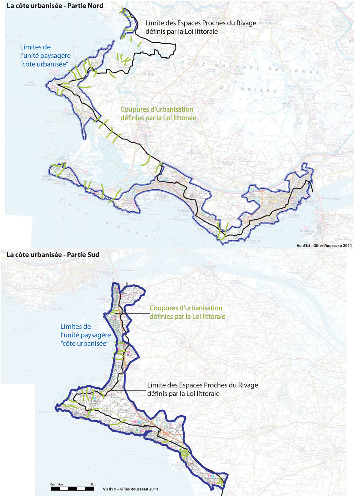 Superposition des Espaces Proches du Rivage et des limites de lunit