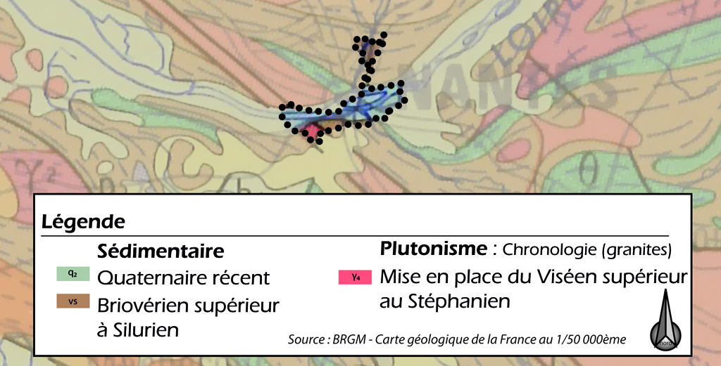 Carte gologique de l'unit