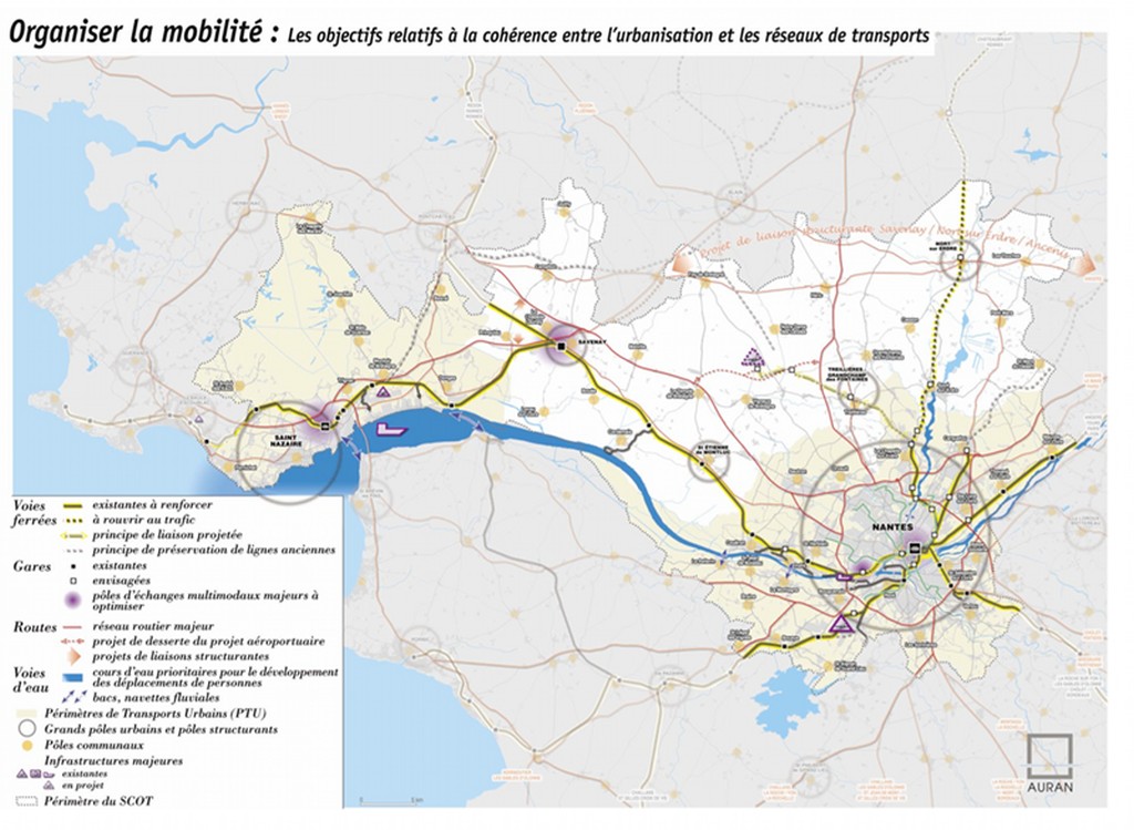 Projets dinfrastructure inscrits au SCOT de lagglomration nantaise