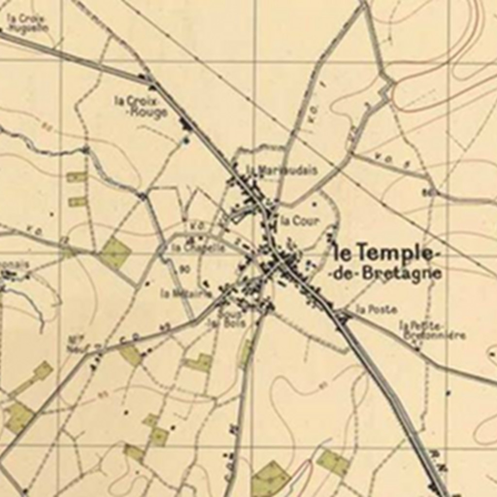 Cadastre du Temple-de-Bretagne 1879 (Source: Archives dpartementales 44)