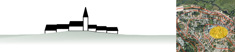 Urbanisation linaire sur les lvations (exemple Bouguenais)