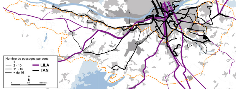 Carte d'analyse du trafic