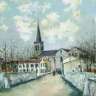 Eglise de Pont-Saint-Martin, M. UTRILLO