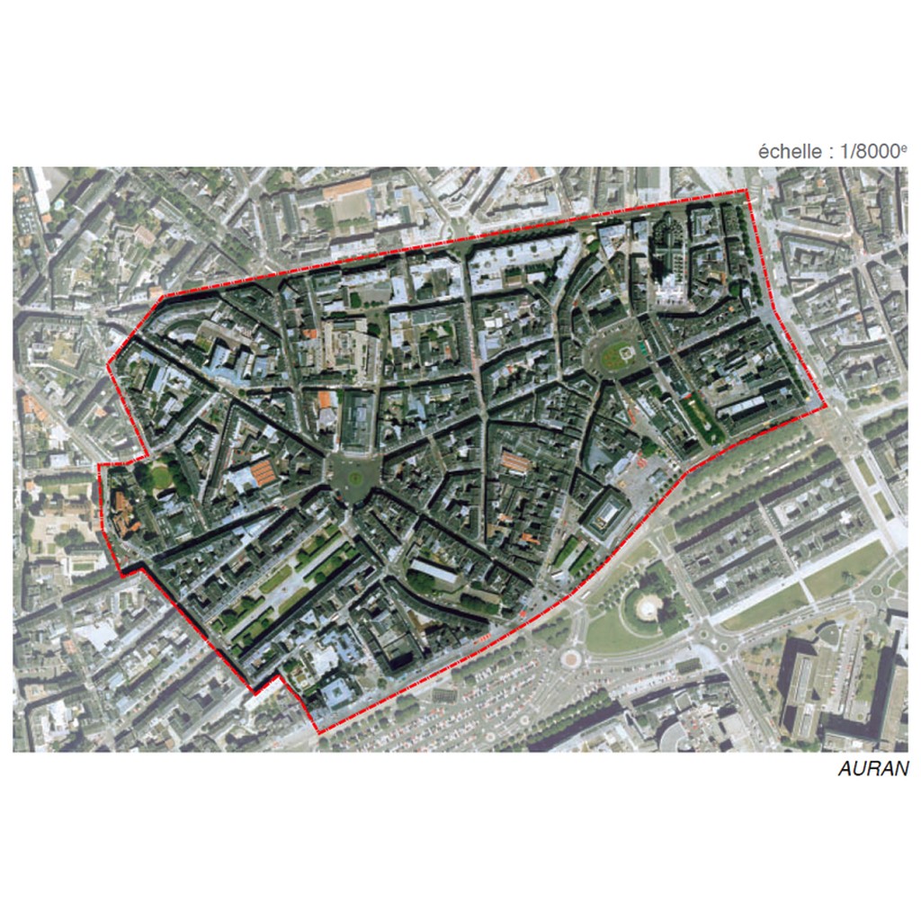 Centre ville-Quartiers Ouest, densité de 111 logements par hectare – (Source : Quartiers de Villes Quartiers de vies – Habitat et formes urbaines)