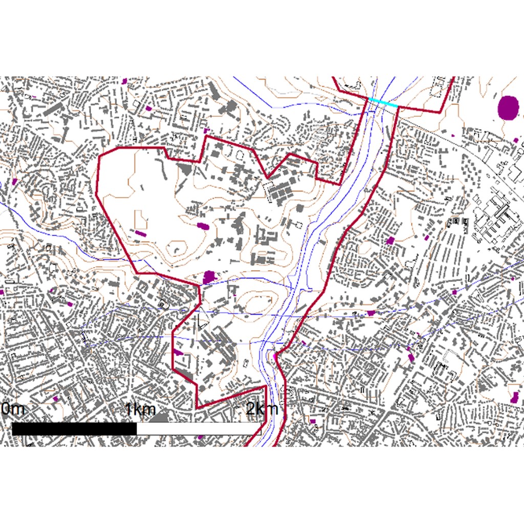 Topographie: Le campus de Petit Port (droite)