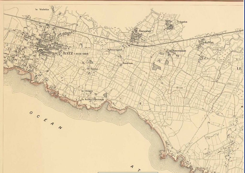 Cadastre de Batz-sur-mer, 1951