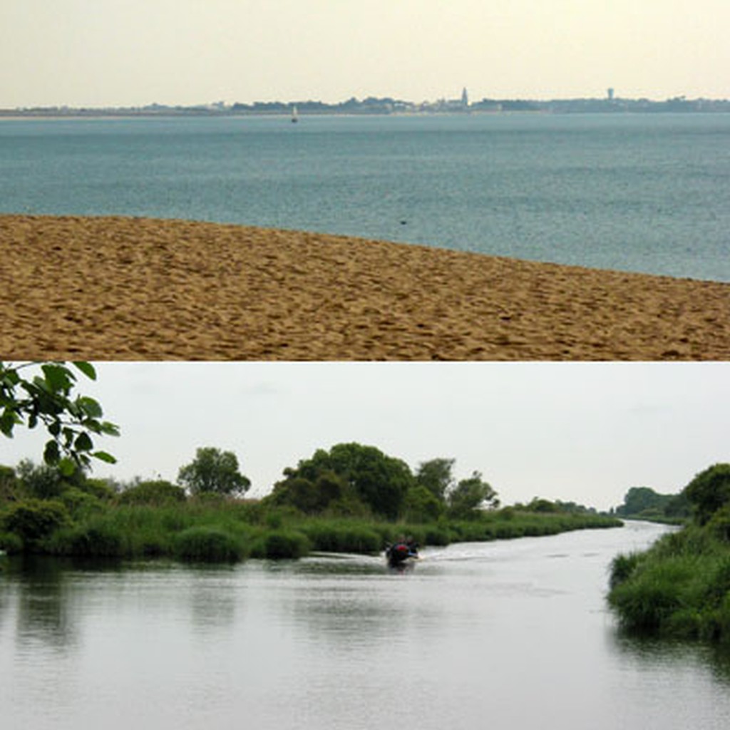 L'ocan atlantique et les marais de Brire comme limites gographiques