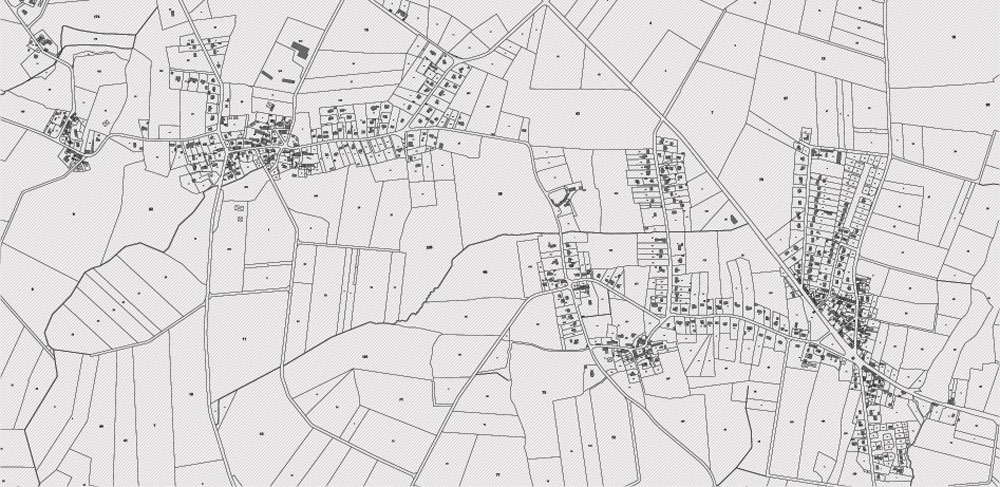 Secteur de La Touche - Dveloppements linaires (cadastre Goportail 2011) 